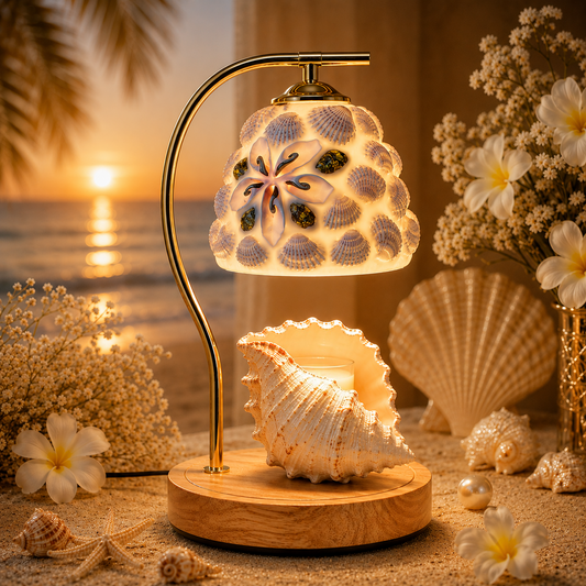 Wood • Gold • Ocean Shell
