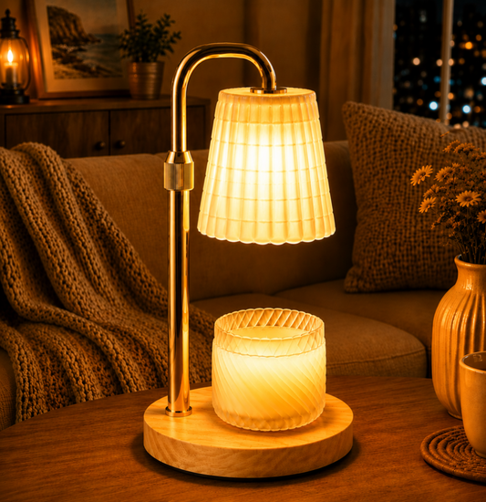 Wood •  Gold • Fluted