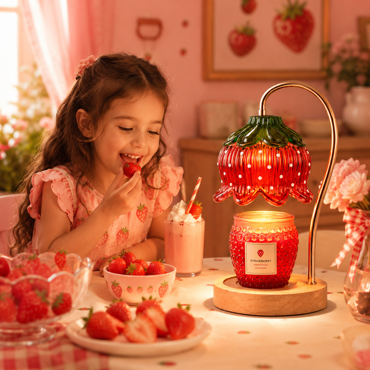 Wood • Gold • Strawberry