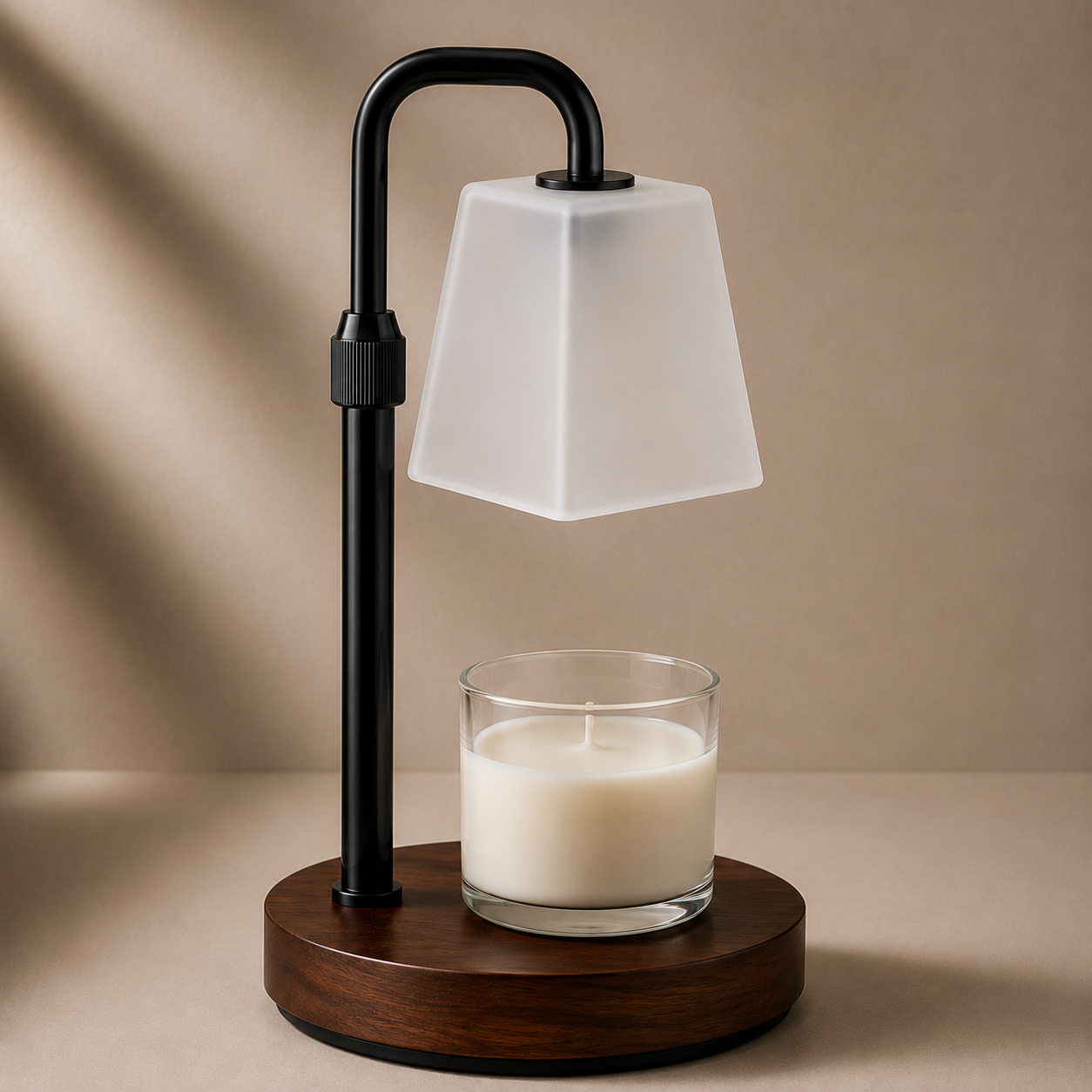 Walnut • Black • Square